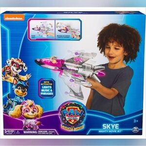Paw Patrol Skye Mighty Movie Jet - Transforming Rescue Jet Mighty Pups
